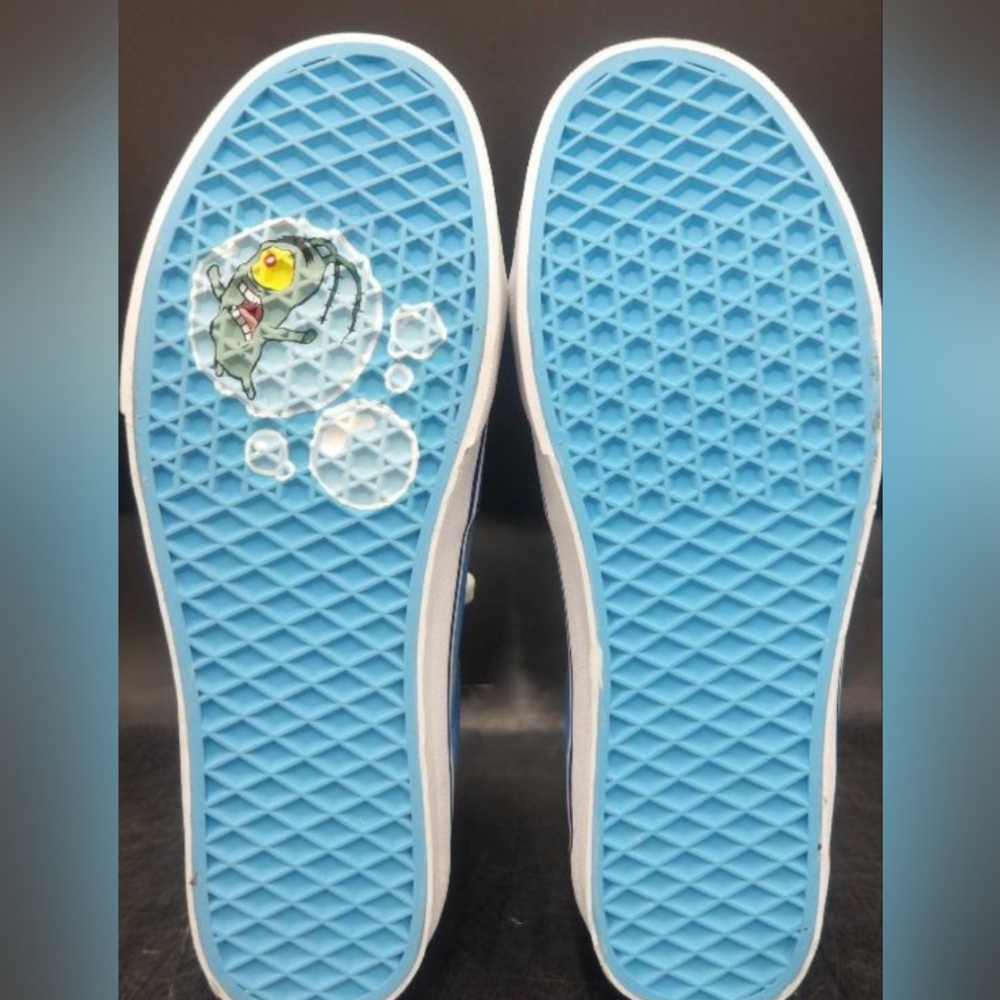 Vans X SpongeBob Sk8-Hi Imaginaaation Skate Sneakers Size 10 NWOT $110 - Picture 8 of 10